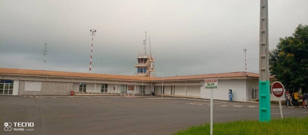 L'aéroport de Bouaké lors de la calibration de l'ILS de l'aéroport de Bouaké
