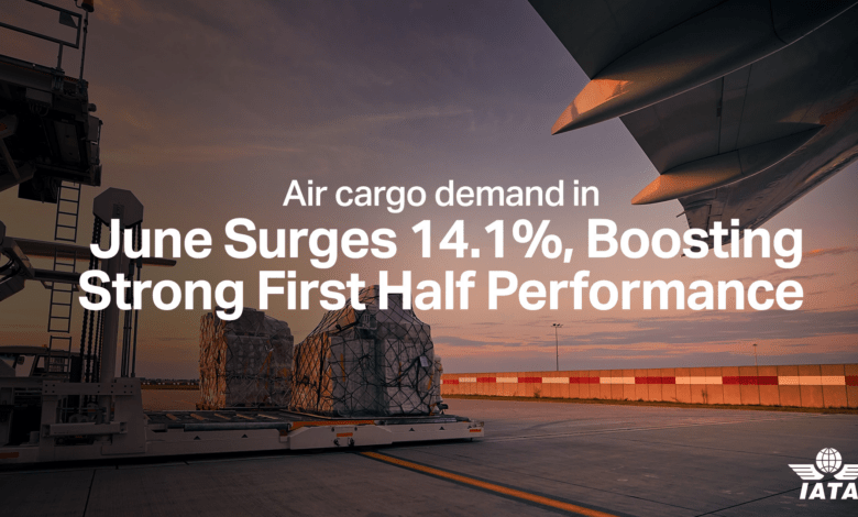 Croissance du Fret Aérien : L'IATA Signale une Augmentation de 14,1% en Juin 2024