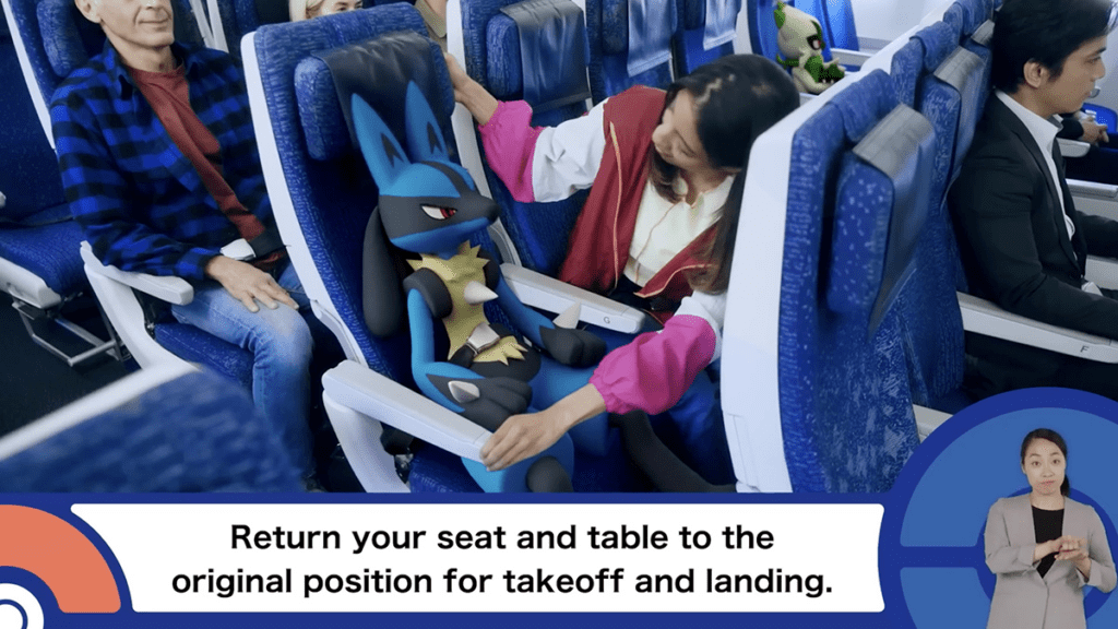 Au Japon, All Nippon Airways Introduit un Film de Sécurité avec des Pokémon