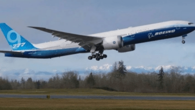 Boeing interrompt les essais en vol du 777X suite à une défaillance technique