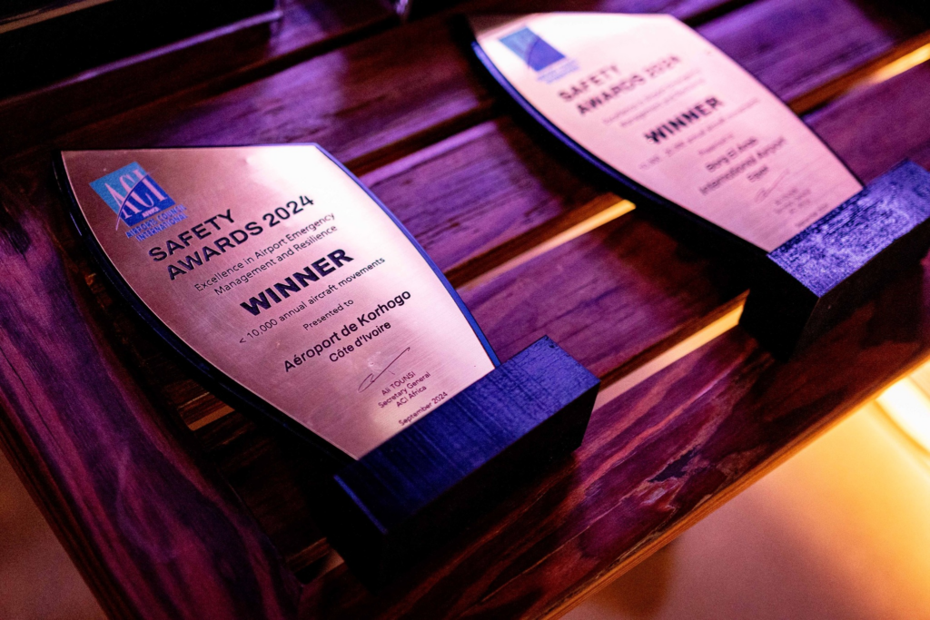 Concours ACI Afrique 2024 : La Sodexam remporte le 1er prix pour la sécurité aéroportuaire à Johannesburg