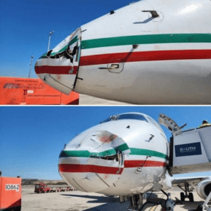 Un Embraer E190 de Royal Air Maroc Impacté par un Choc Aérien Lors de l'Atterrissage à Madrid