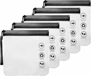 Trousse de toilette transparente pour voyager en avion : guide pratique et comparatif