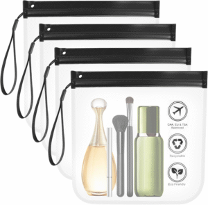 Trousse de toilette transparente pour voyager en avion : guide pratique et comparatif