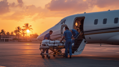 Vol médical et rapatriement sanitaire depuis l'Afrique